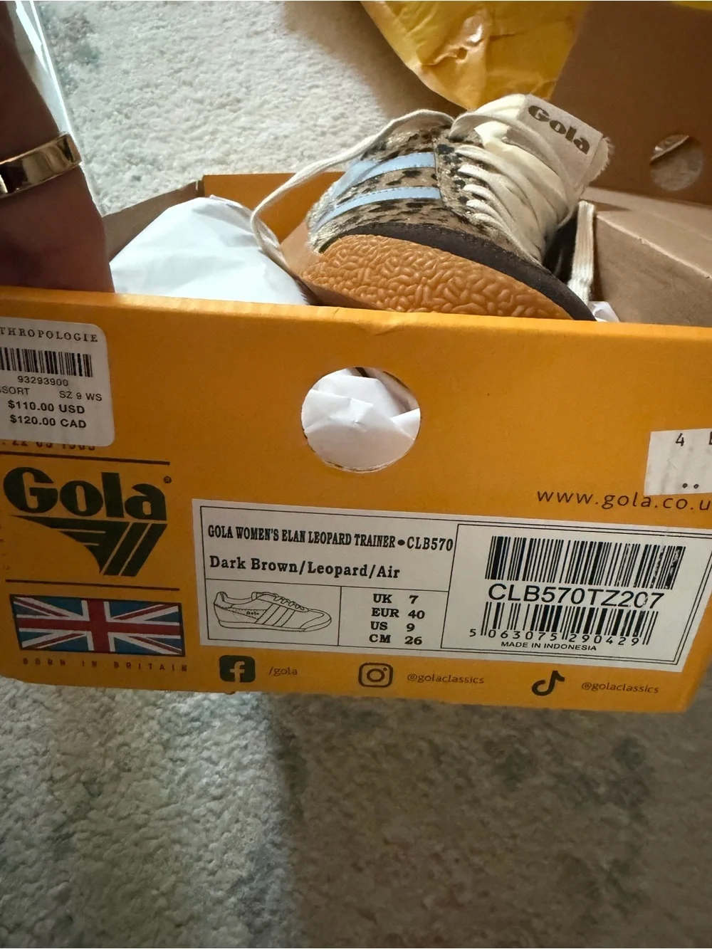 Gola sneaker leopard